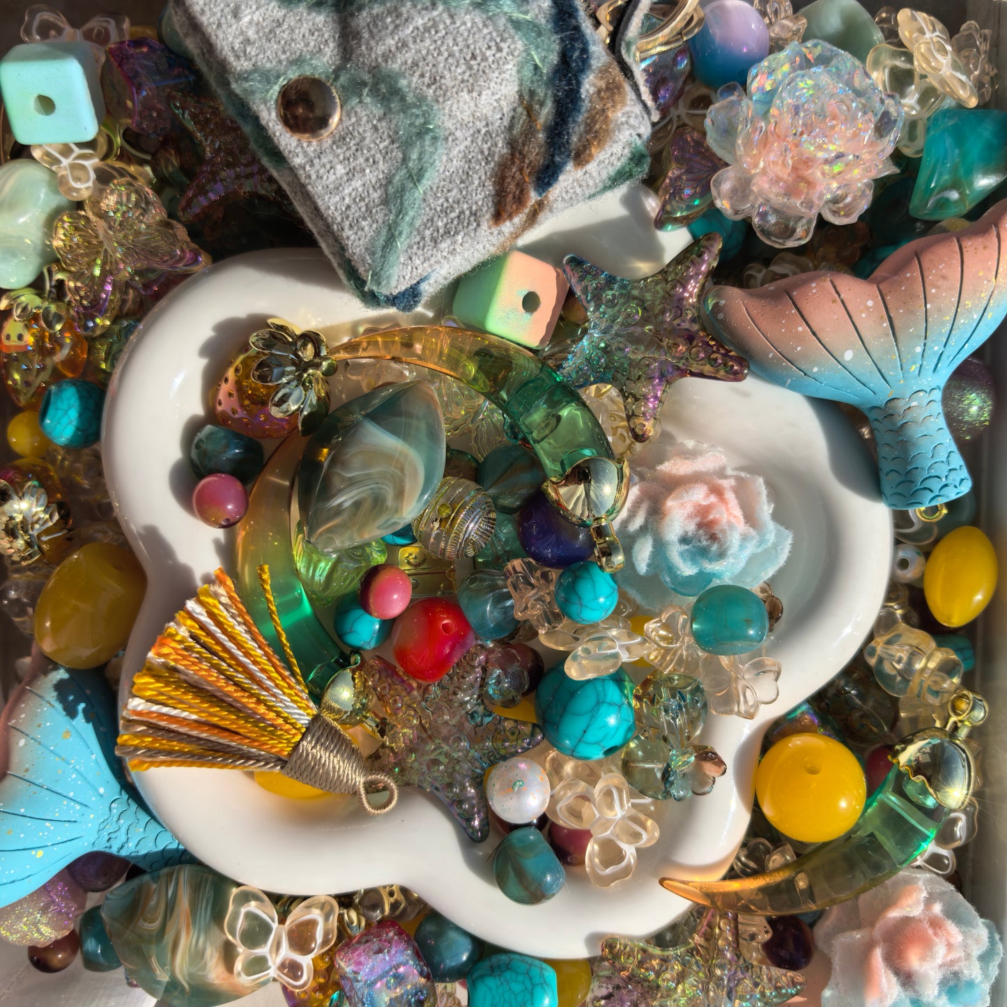 【Key Chain/Jewelry/Pen】Live Product-Mermaid Tail Paradise