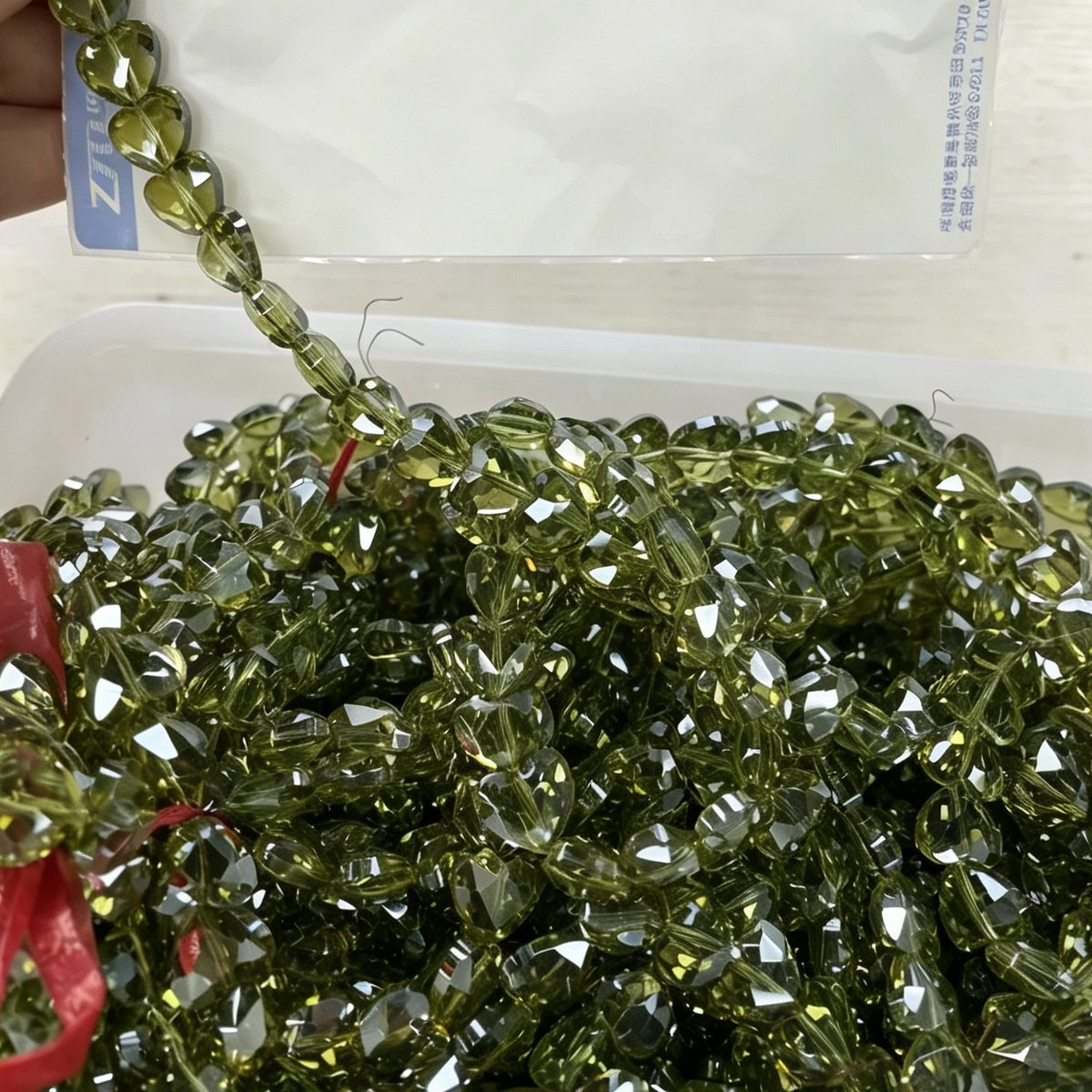 Faceted Heart Crystal Beads, Loose Heart Glass Beads for DIY Phone Charm Bracelet Jewelry Making 14mm 50pcs