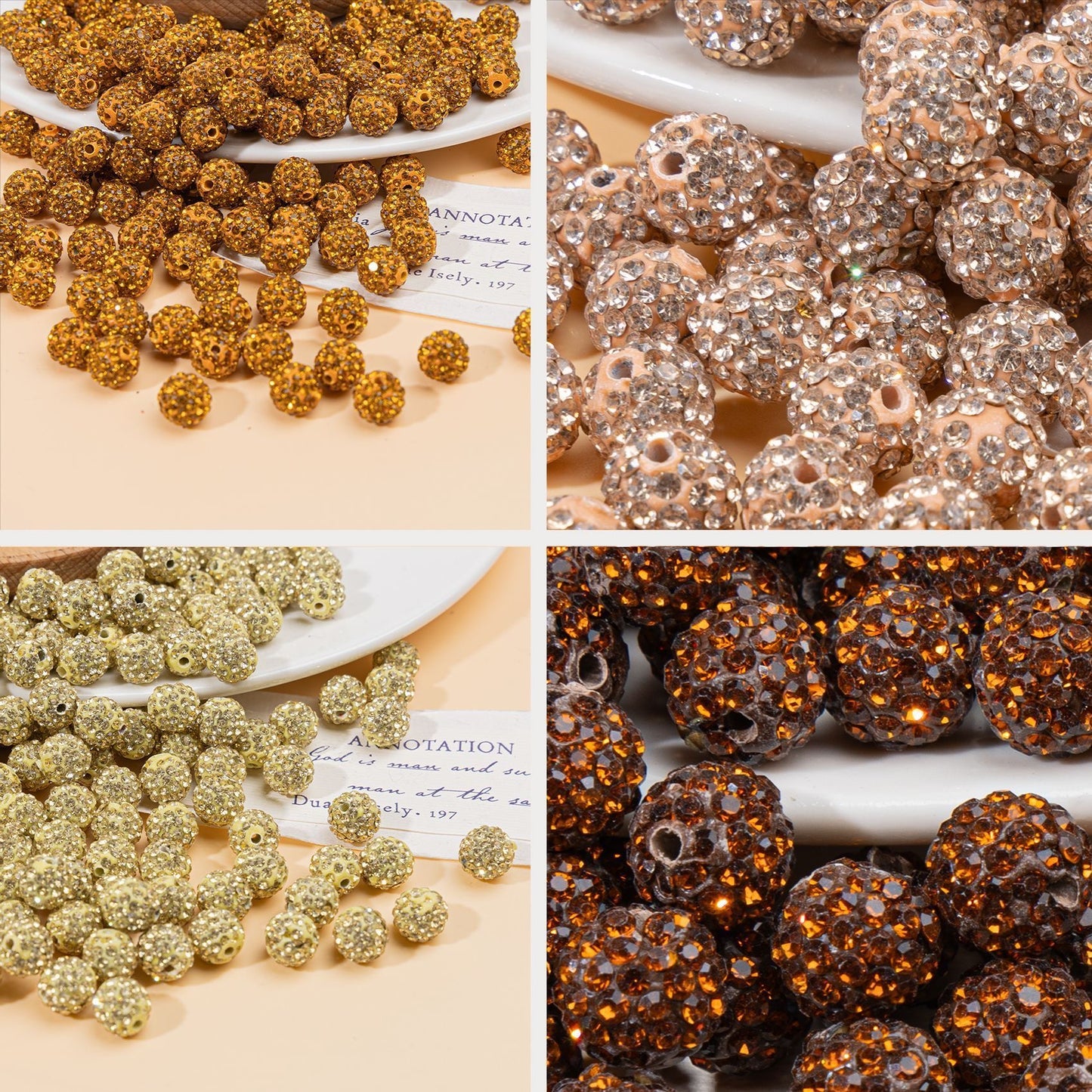 【Offline Packing】For Pen/Key Chain-Yellow Diamond Mix