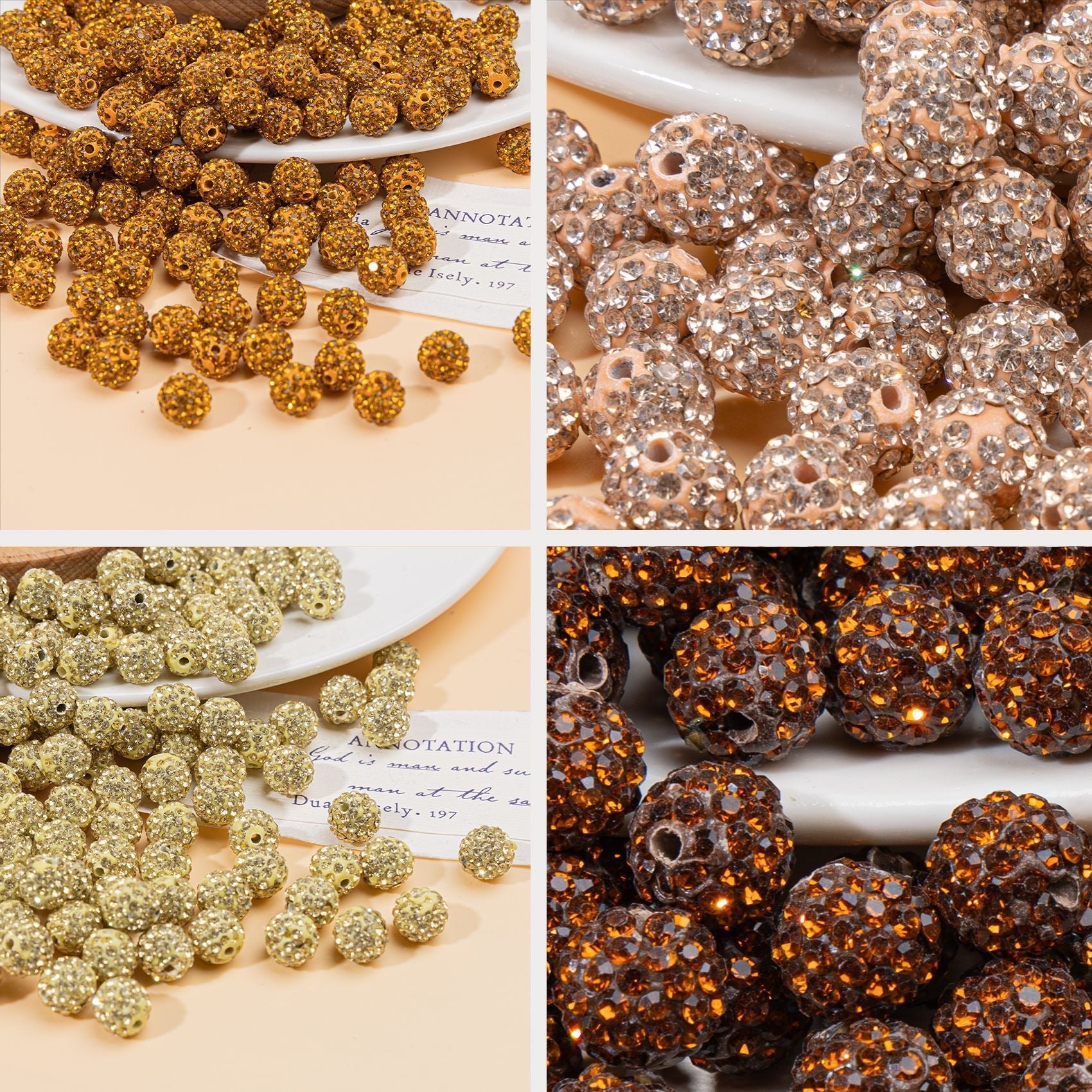 【Offline Packing】For Pen/Key Chain-Yellow Diamond Mix