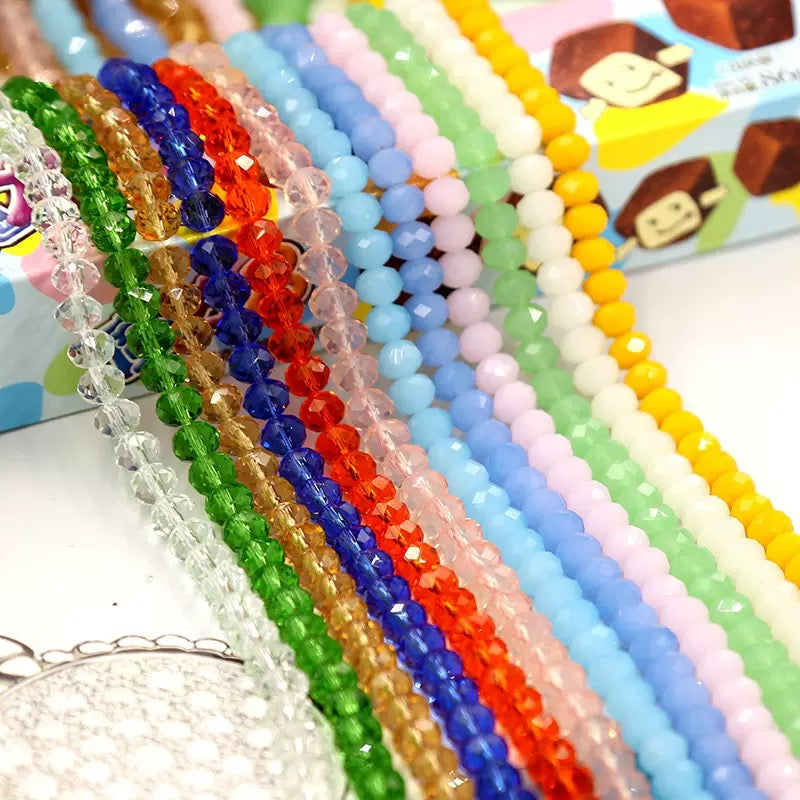 【Offline Packing】For Jewelry/Key Chain-4-6mm  Glass Beads
