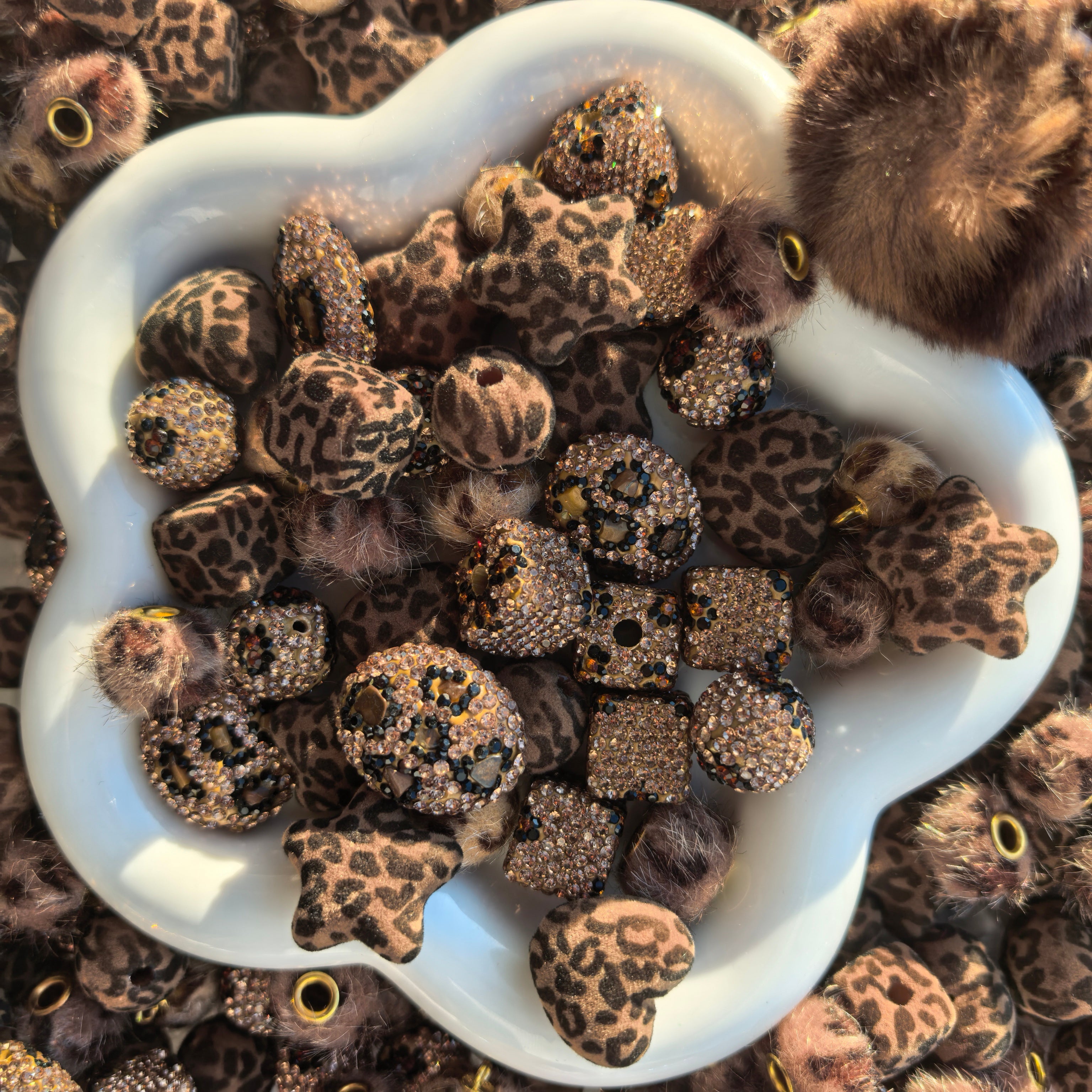 【NEW】【Key Chain/Jewelry/Pen】Live Product-Leopard Mix