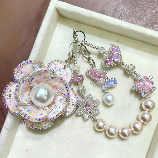 【Sparking Camellia Phone Charm Kit】Live Product