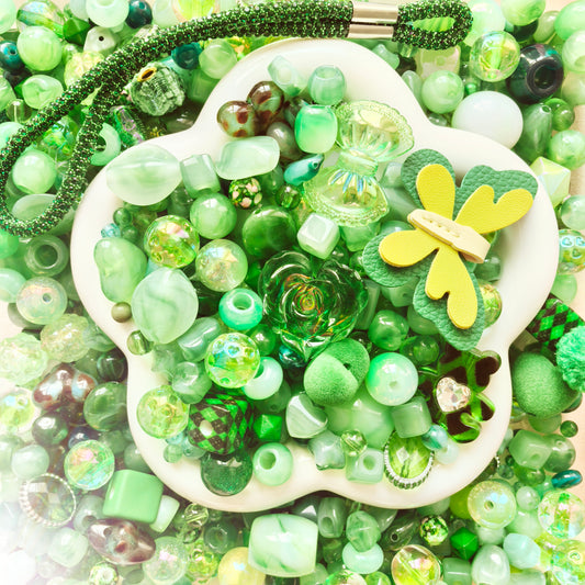 【Key Chain/Jewelry】Live Product-Fresh Clover Green
