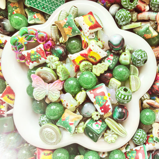 【NEW】【Key Chain/Jewelry/Pen】Live Product-Chrismas Green Wish