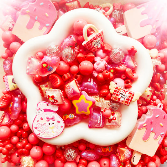 【NEW】【Key Chain/Jewelry/Pen】Live Product-Sweet Red Celebration