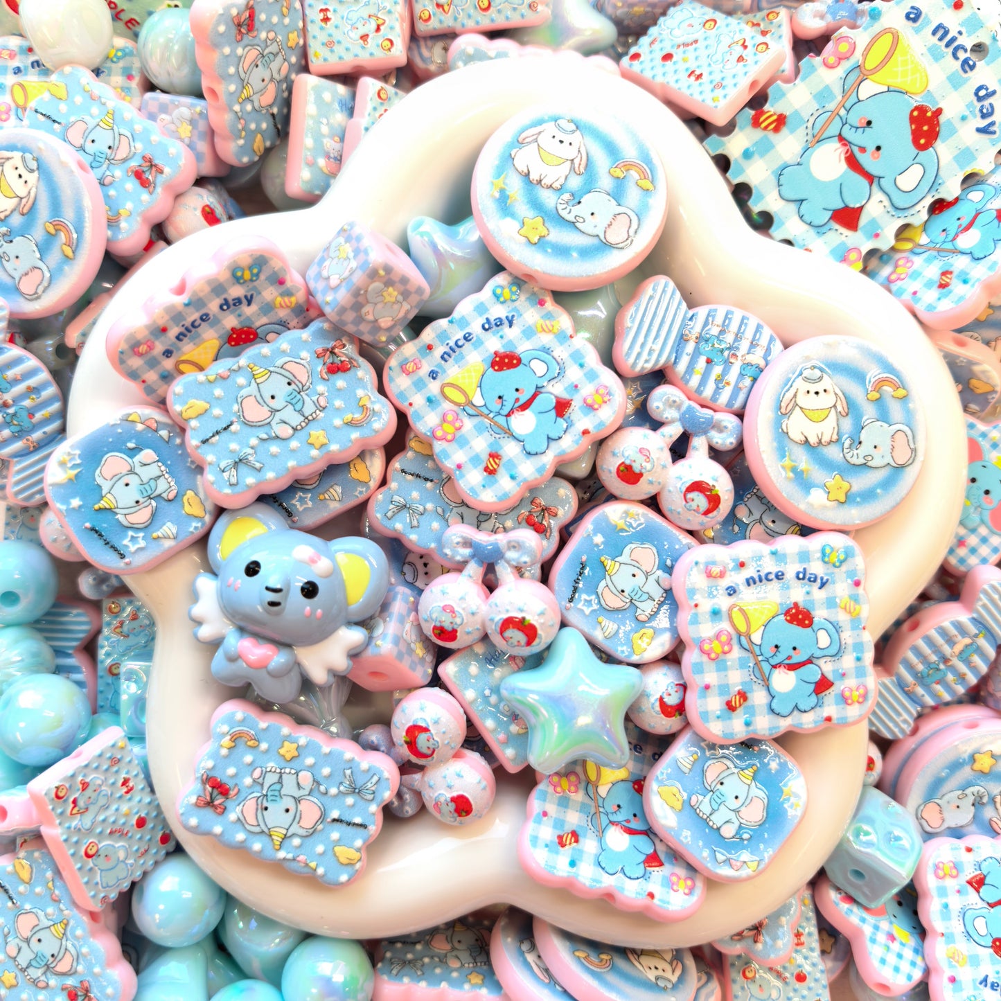 【NEW】【For Pen/keychain/phone charm】Live Product-Cartoon Acrylic Mix 300ml