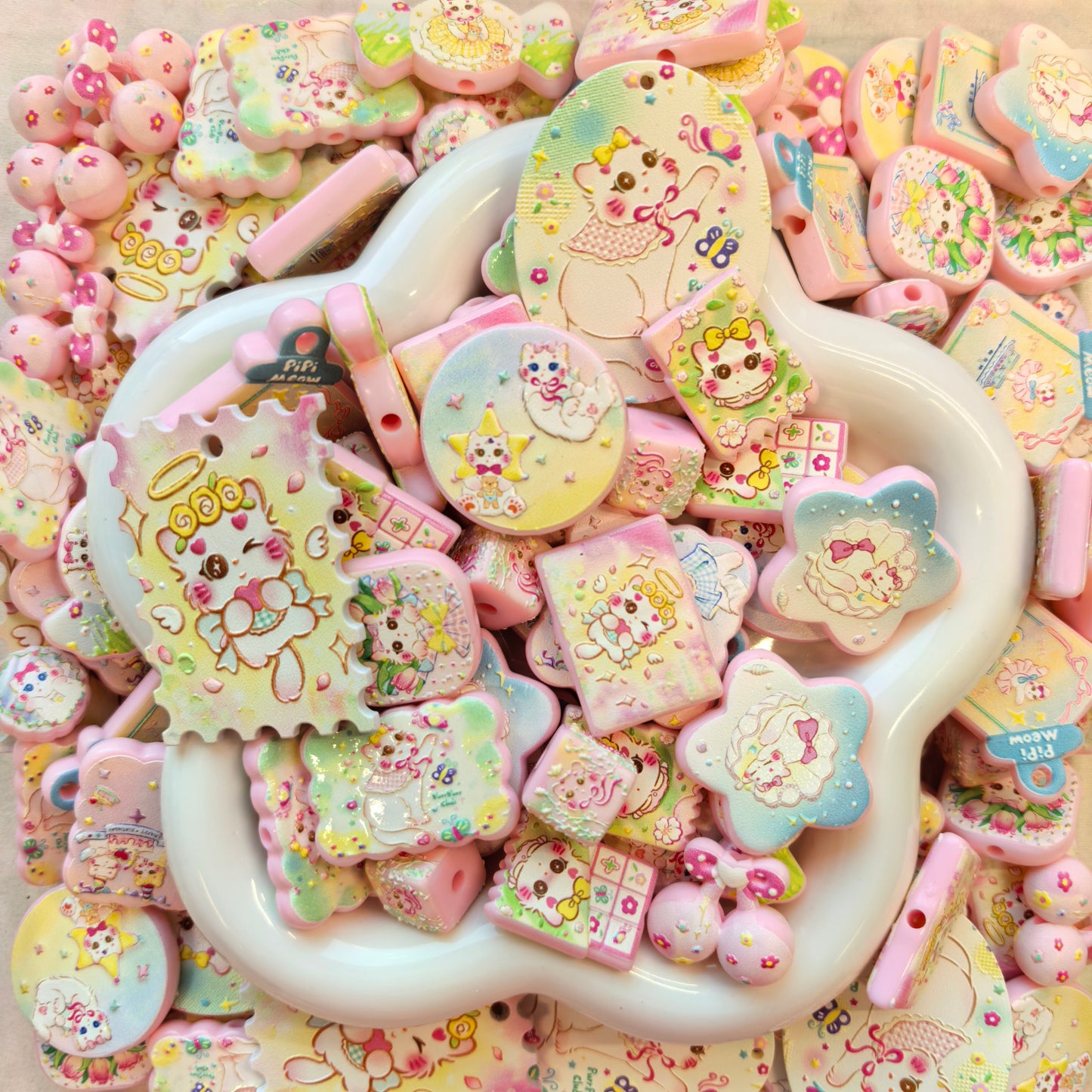 【NEW】【For Pen/keychain/phone charm】Live Product-Cartoon Acrylic Mix 300ml