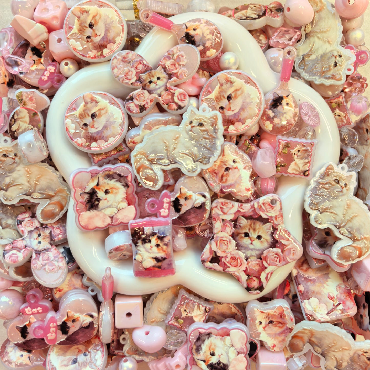【NEW】【For Pen/keychain/phone charm】Live Product-Cartoon Acrylic Mix 300ml