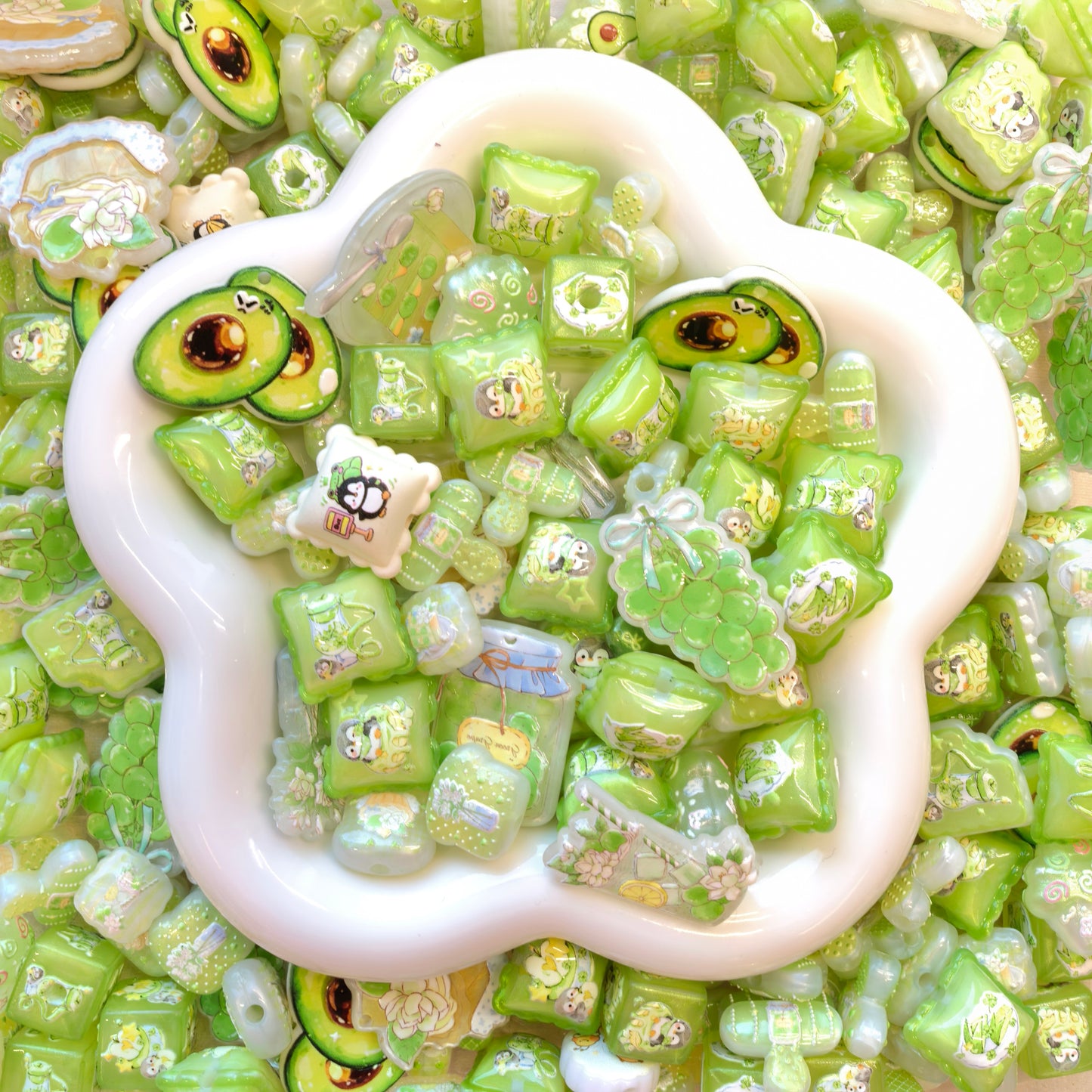 【NEW】【For Pen/keychain/phone charm】Live Product-Cartoon Acrylic Mix 300ml