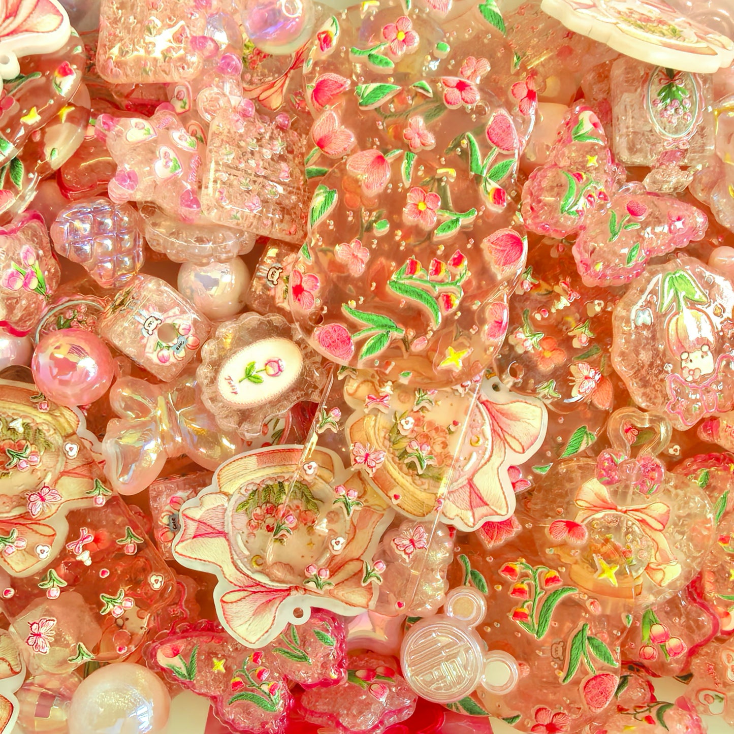【NEW】【For Pen/keychain/phone charm】Live Product-Cartoon Acrylic Mix 300ml