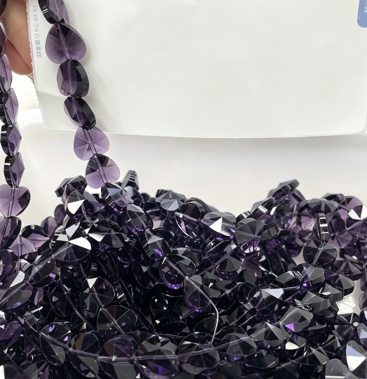 Faceted Heart Crystal Beads, Loose Heart Glass Beads for DIY Phone Charm Bracelet Jewelry Making 14mm 50pcs