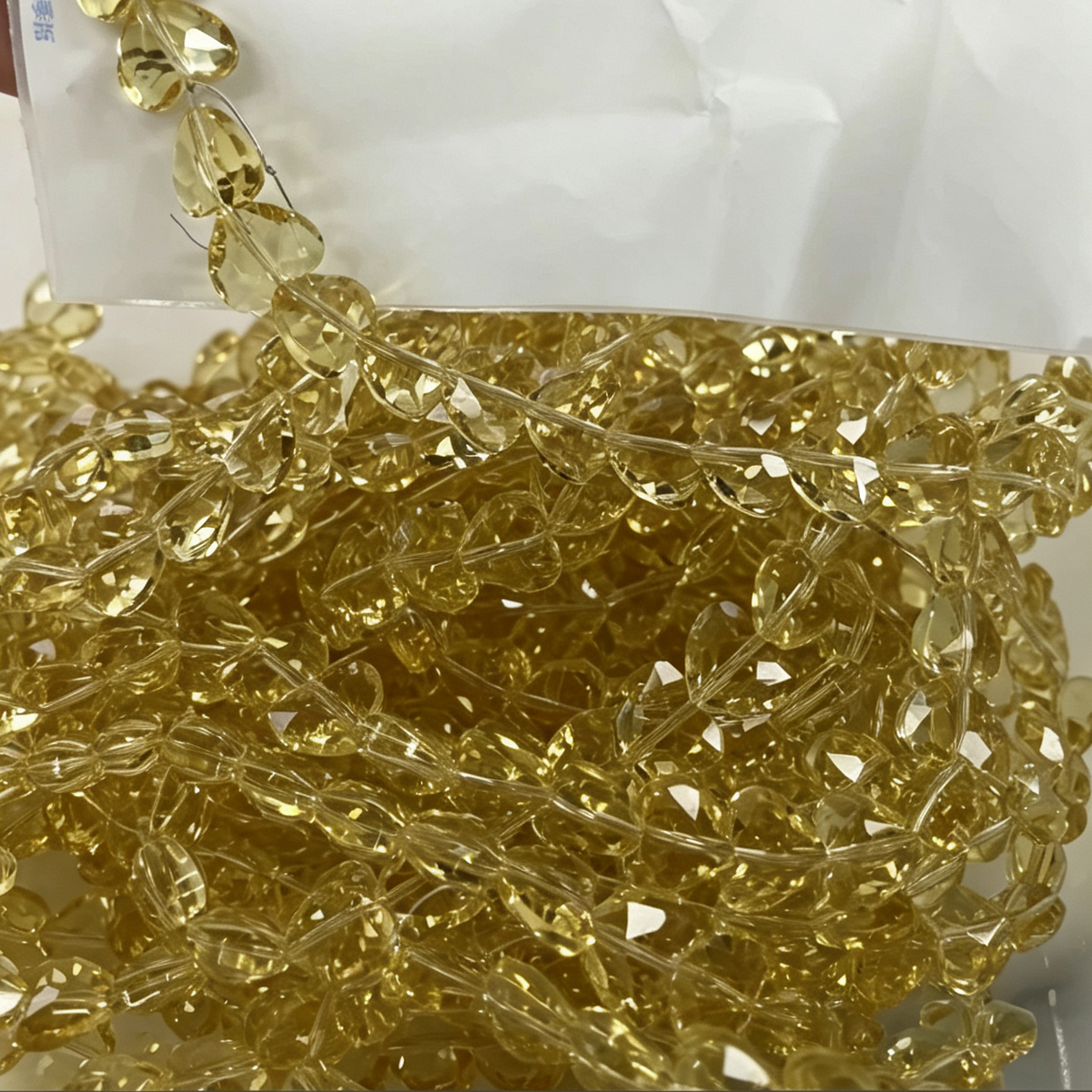 Faceted Heart Crystal Beads, Loose Heart Glass Beads for DIY Phone Charm Bracelet Jewelry Making 14mm 50pcs
