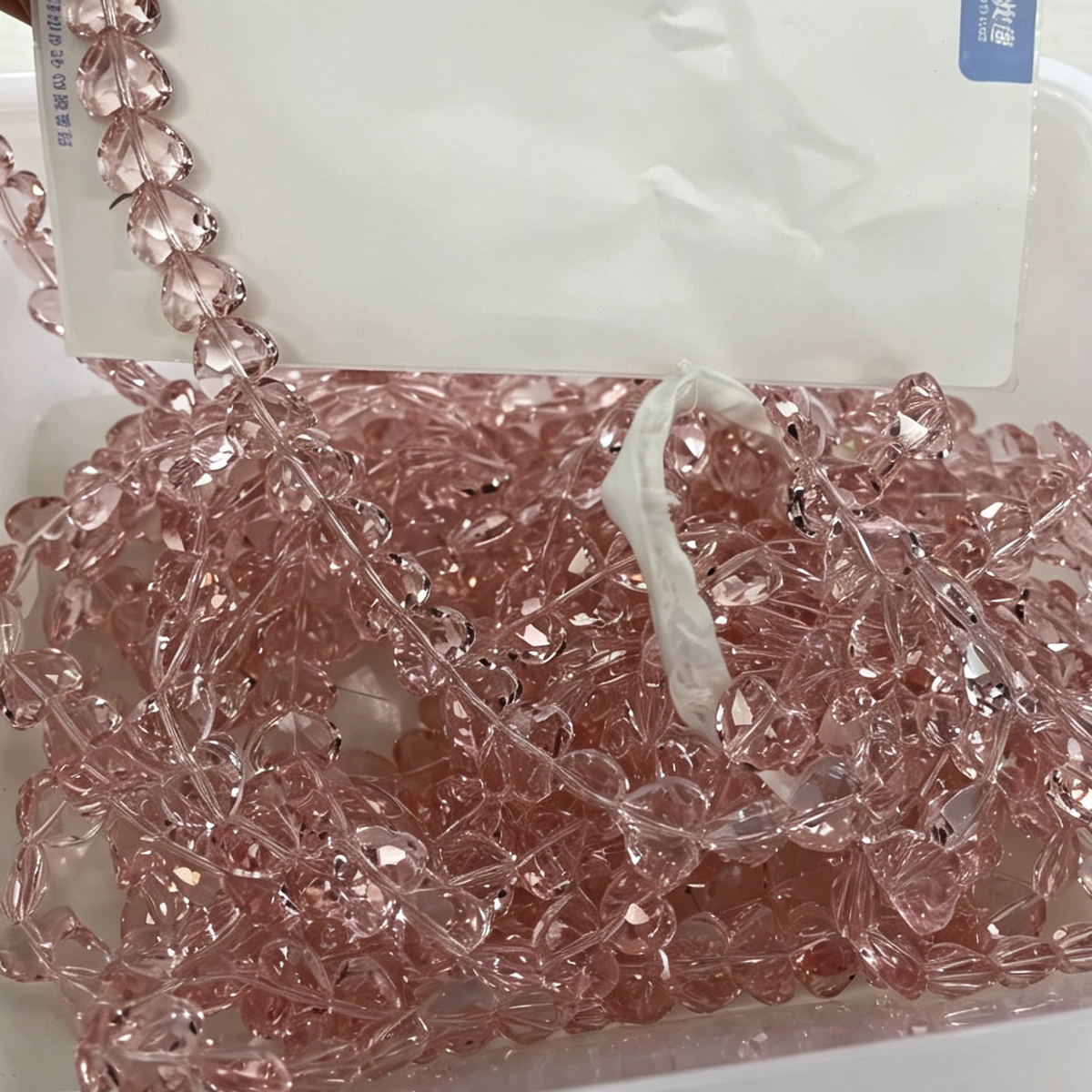 Faceted Heart Crystal Beads, Loose Heart Glass Beads for DIY Phone Charm Bracelet Jewelry Making 14mm 50pcs