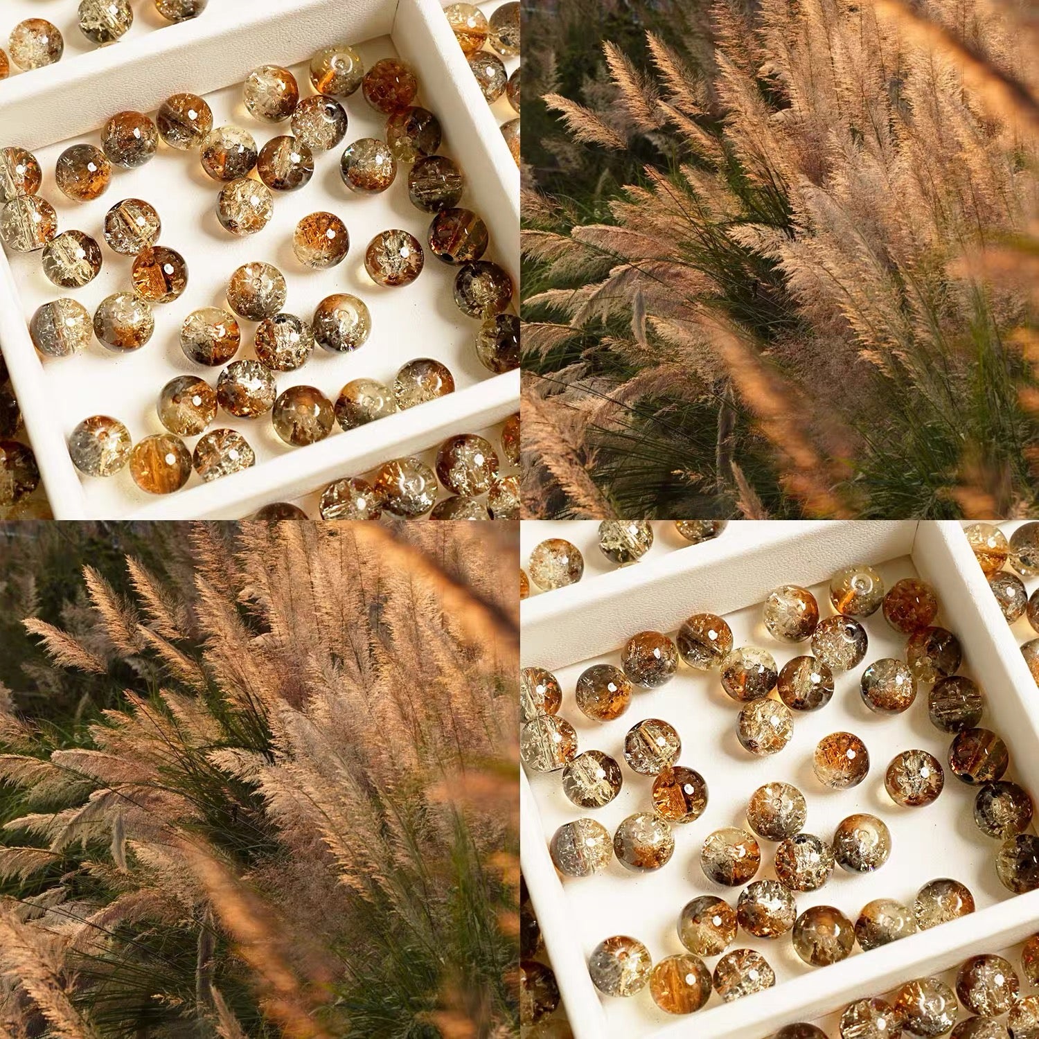 【Offline Packing】For Jewelry/Key Chain-10mm Crystal Glass Beads