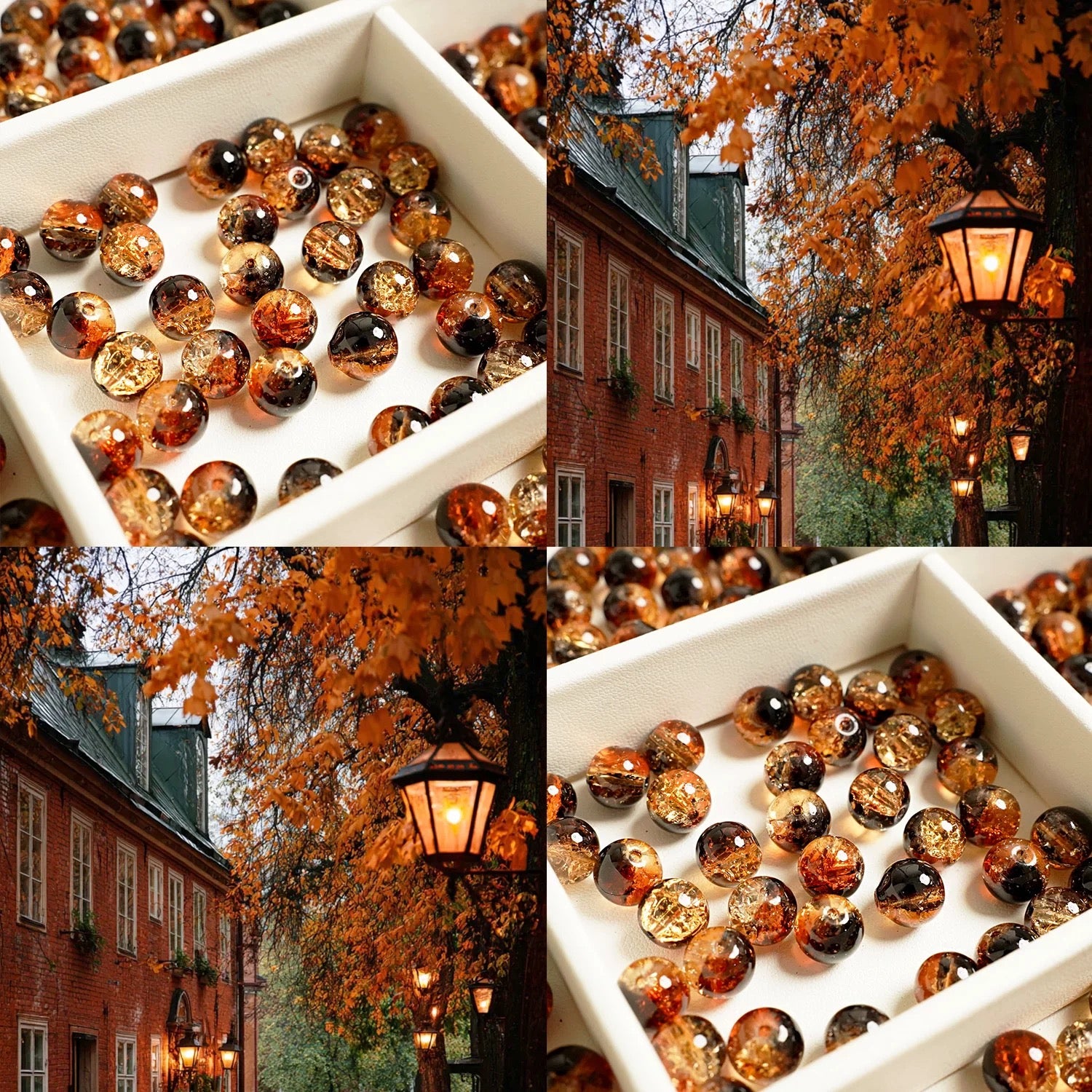 【Offline Packing】For Jewelry/Key Chain-10mm Crystal Glass Beads