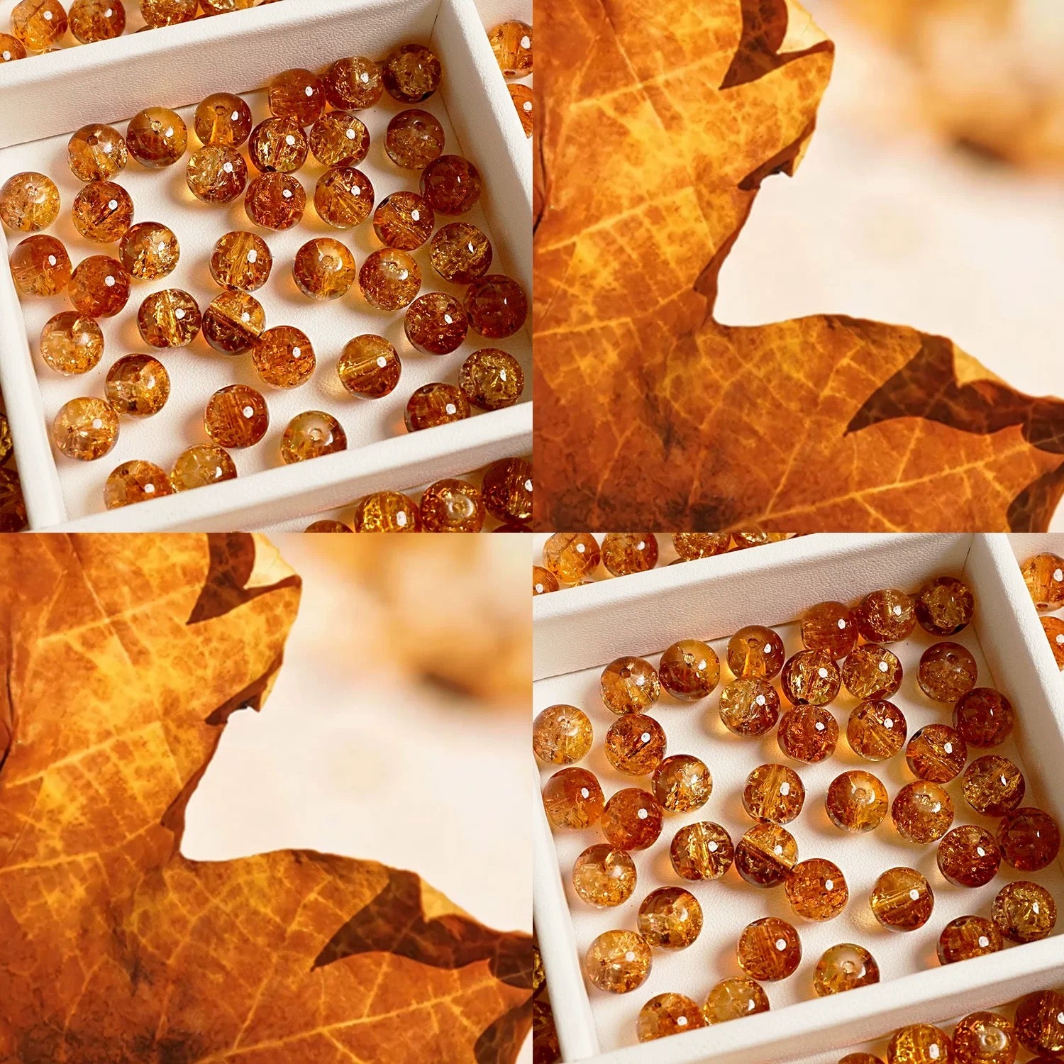 【Offline Packing】For Jewelry/Key Chain-10mm Crystal Glass Beads